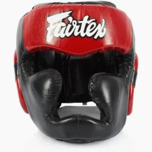 Casco Fairtex Diagonal Vision Sparring HG13 Negro-rojo