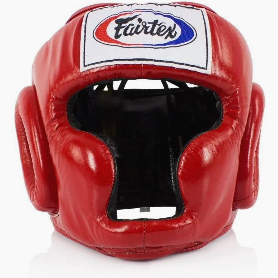 Casco Fairtex Cobertura Completa HG3 Rojo
