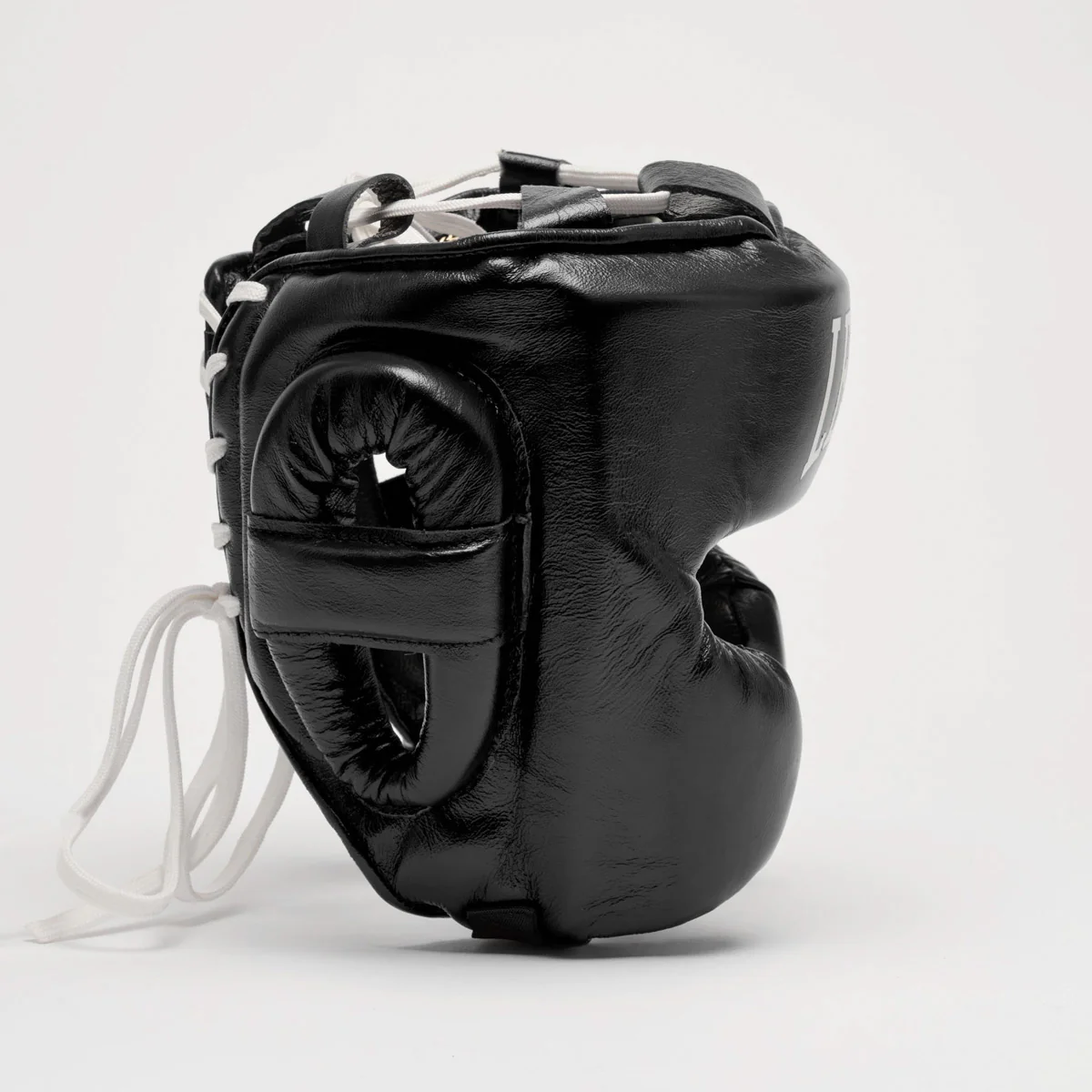 Casco Leone Deporte Augusto Classico Negro con Protector de Mejillas - Imagen 5