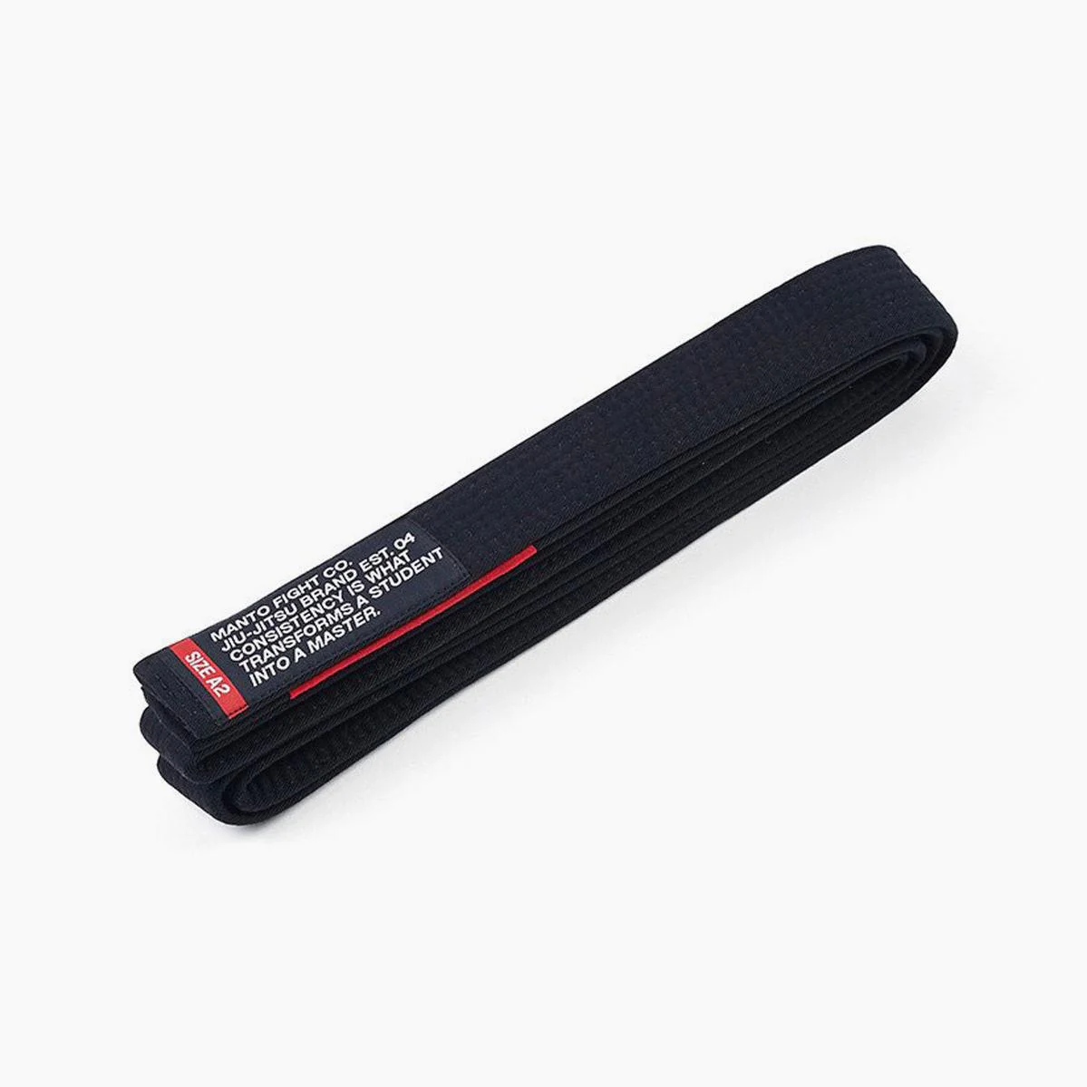 Cinturón BJJ Manto Motto Negro