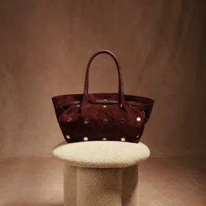 BOLSO SHOPPERTACHAS BURDEOS