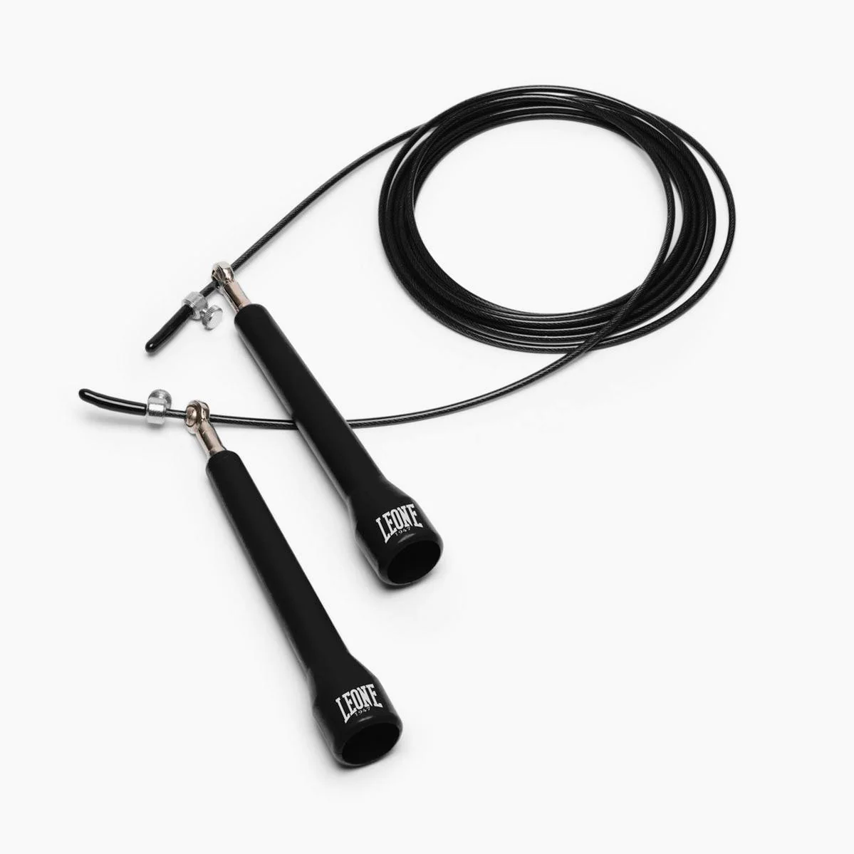 Cuerda para saltar Leone Speed 3 mm AT831 Negro