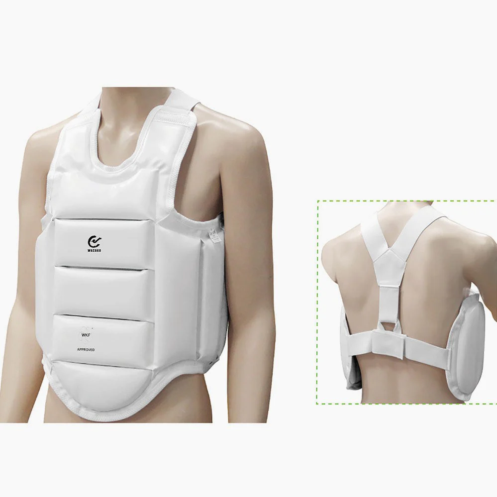 Chaleco protector Karate Wacoku principiantes U14 WKF