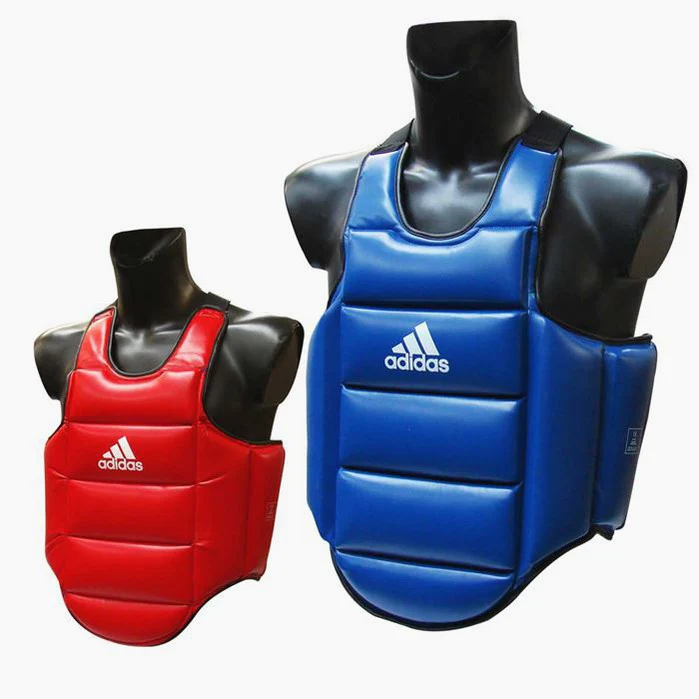 Chaleco protector reversible Adidas rojo-azul