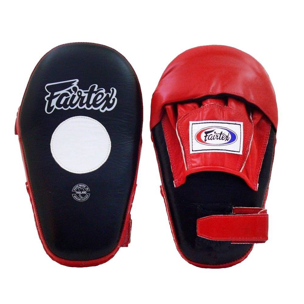 Manoplas de boxeo Fairtex Pro Angular FMV8 Negro-rojo - Imagen 3