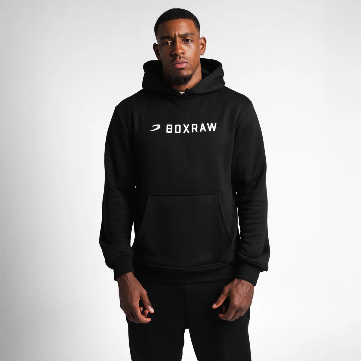 Sudadera Boxraw A.B.C. con capucha Negra