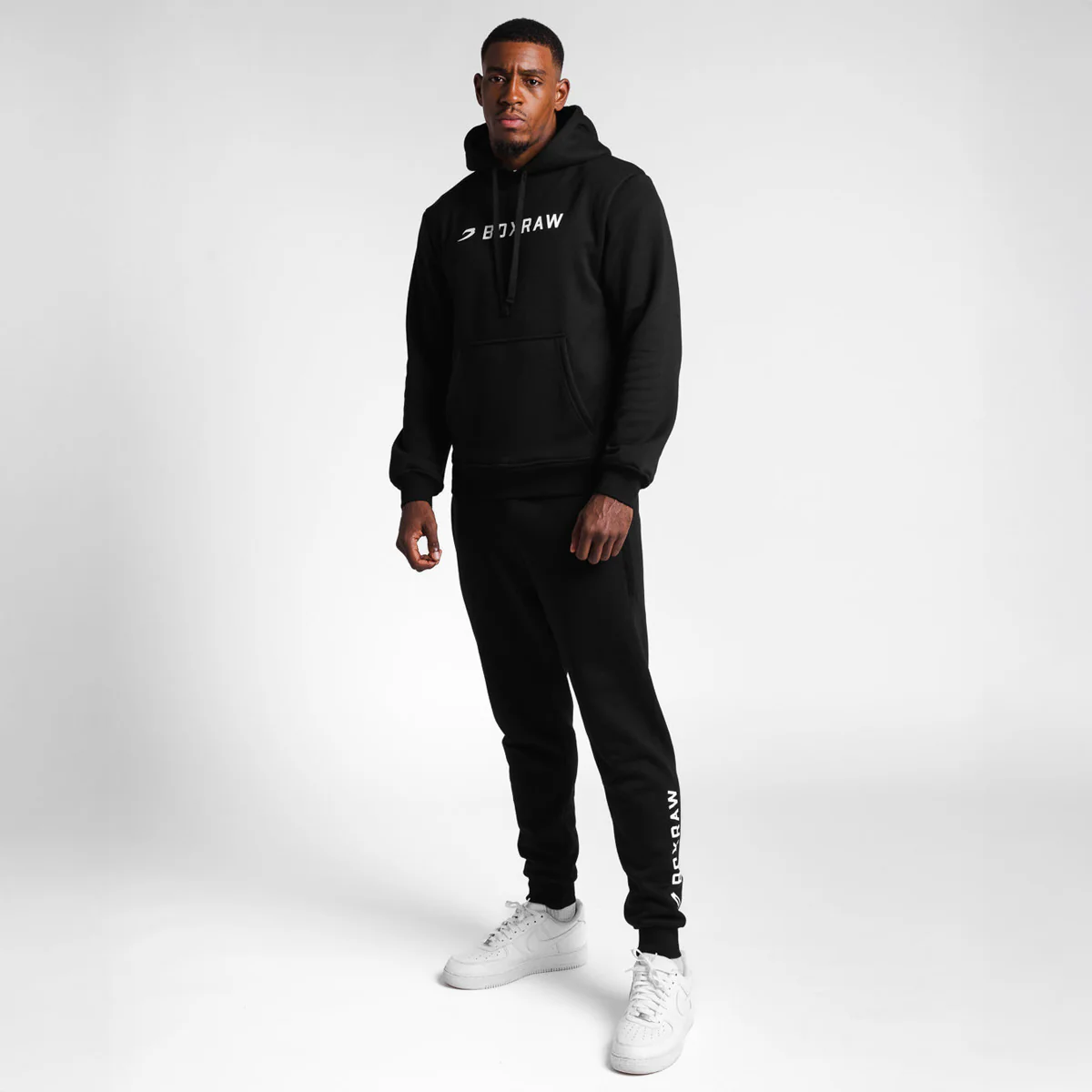 Sudadera Boxraw A.B.C. con capucha Negra - Imagen 3