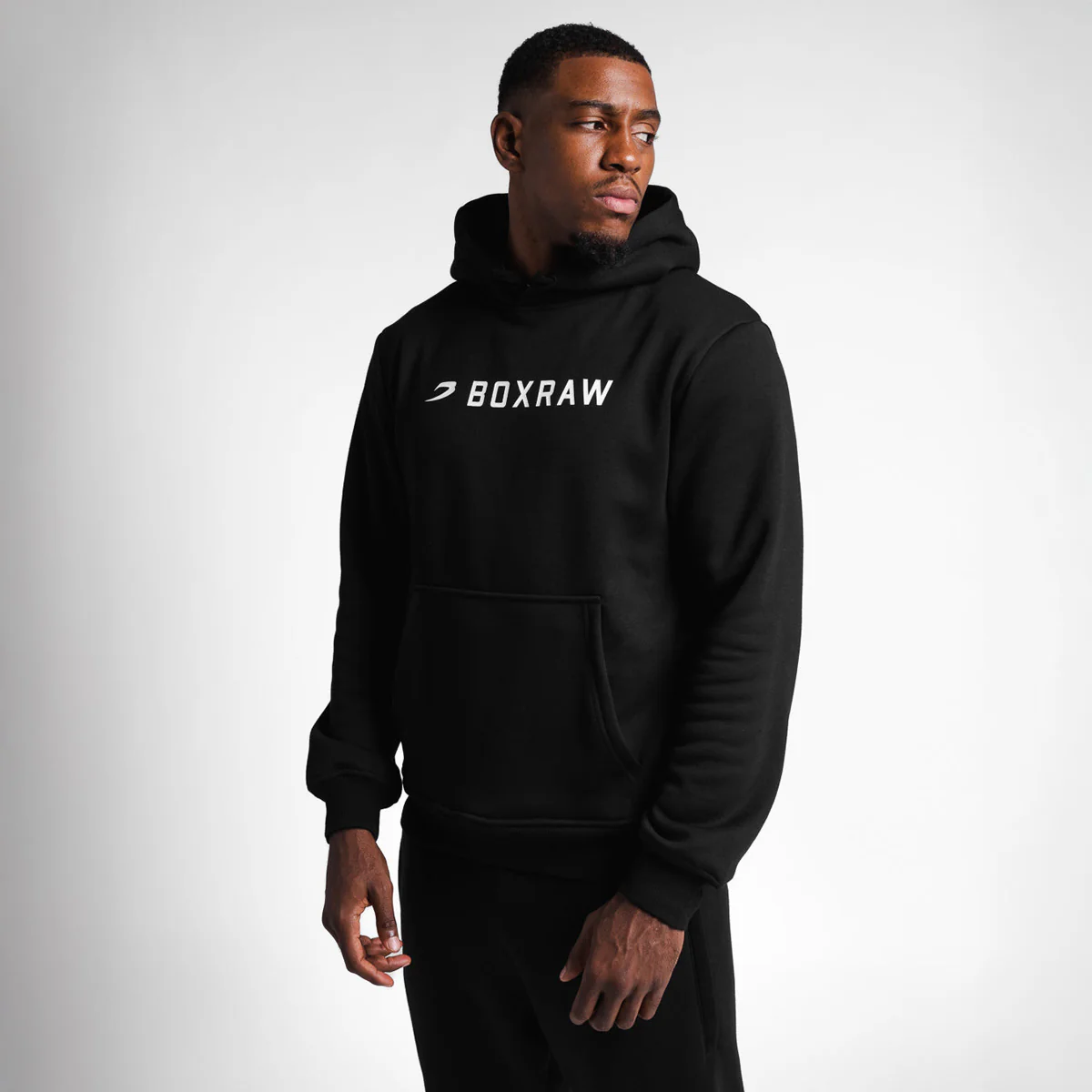 Sudadera Boxraw A.B.C. con capucha Negra - Imagen 4