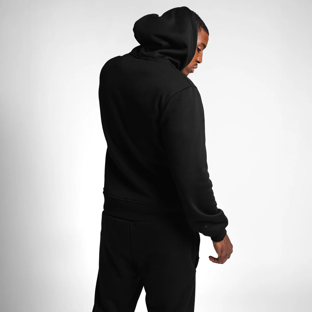 Sudadera Boxraw A.B.C. con capucha Negra - Imagen 7