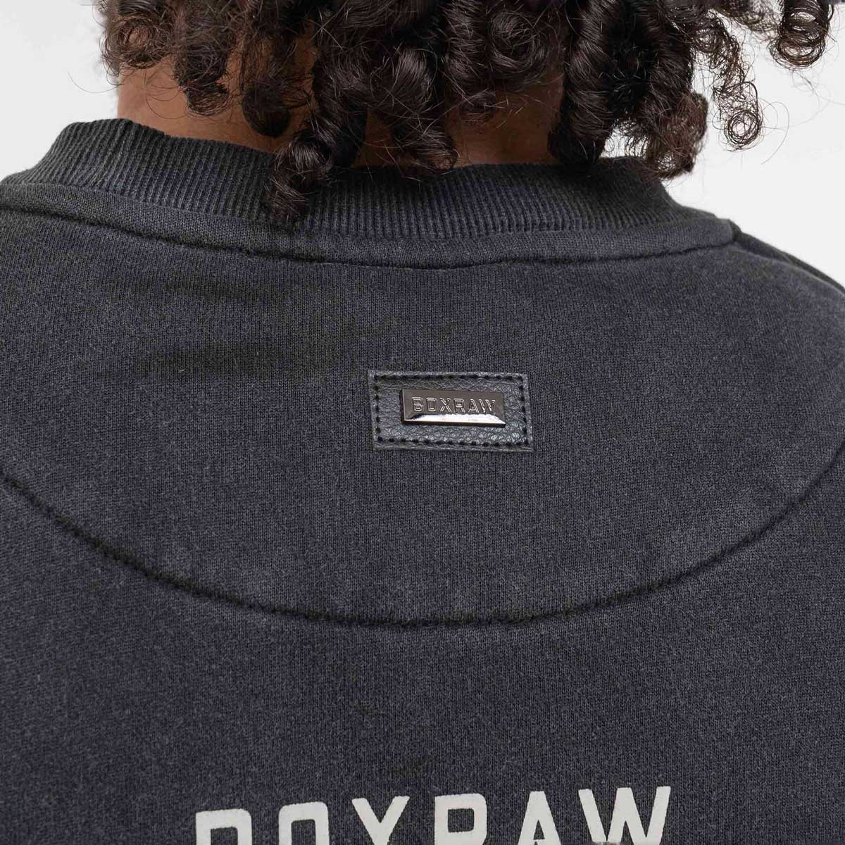 Sudadera Boxraw Sparring Club Oversize Negro - Imagen 9