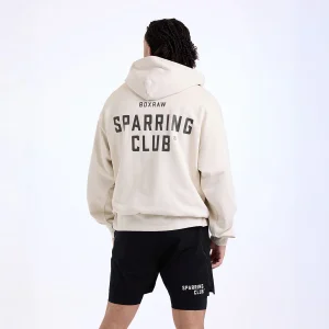 Sudadera Boxraw Sparring Club Oversize con capucha Beige