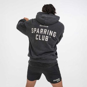 Sudadera Boxraw Sparring Club Oversize con capucha y cremallera