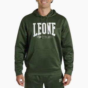 Sudadera Leone Logo con capucha ABX119 Verde