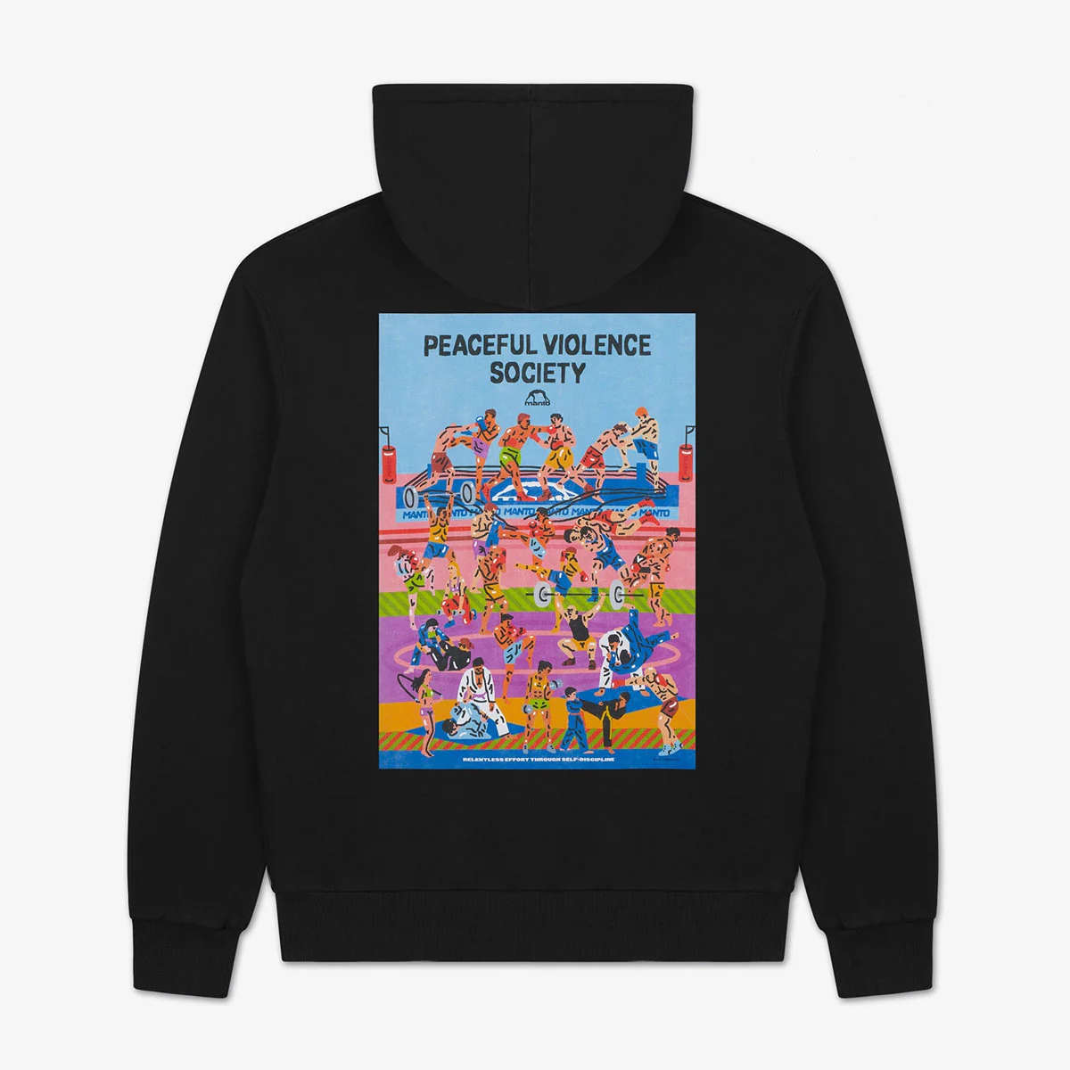 Sudadera Manto Gym 3.0 con capucha Negro