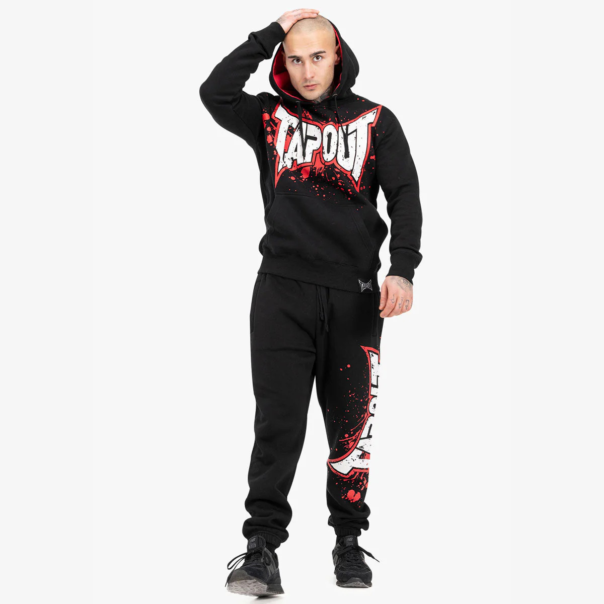 Sudadera Tapout Splashing Negro - Imagen 3