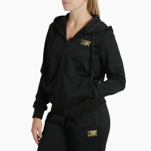 Sudadera para mujer Leone DNA con capucha y cremallera ABX730