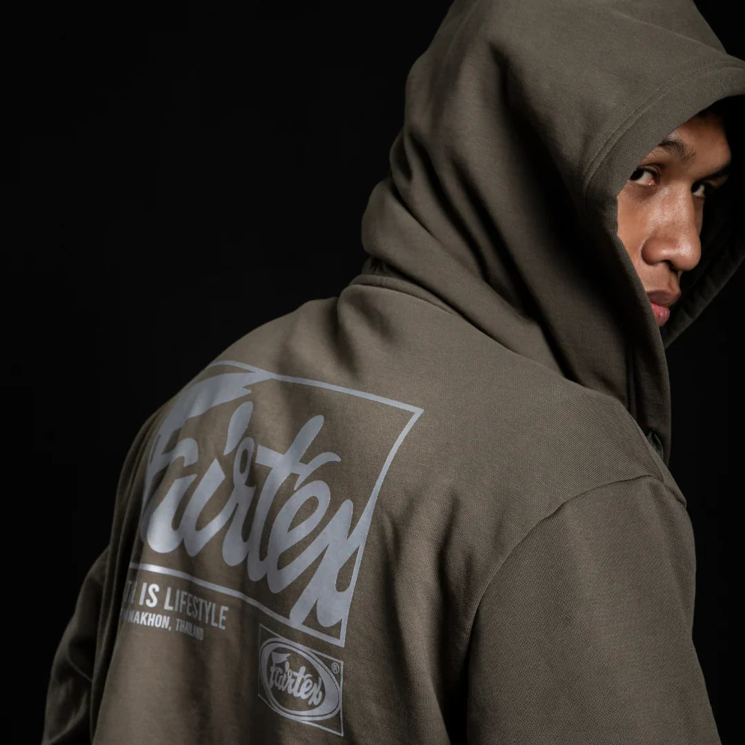 Sudadera Fairtex FHS22 con capucha Verde - Imagen 4