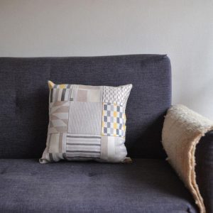 Funda de cojín: Geometrico gris