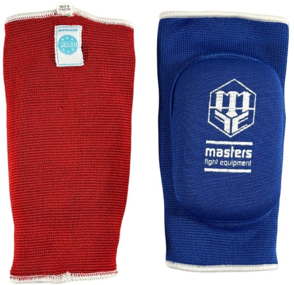 Coderas elásticas reversibles Masters WAKO rojo azul - Imagen 3
