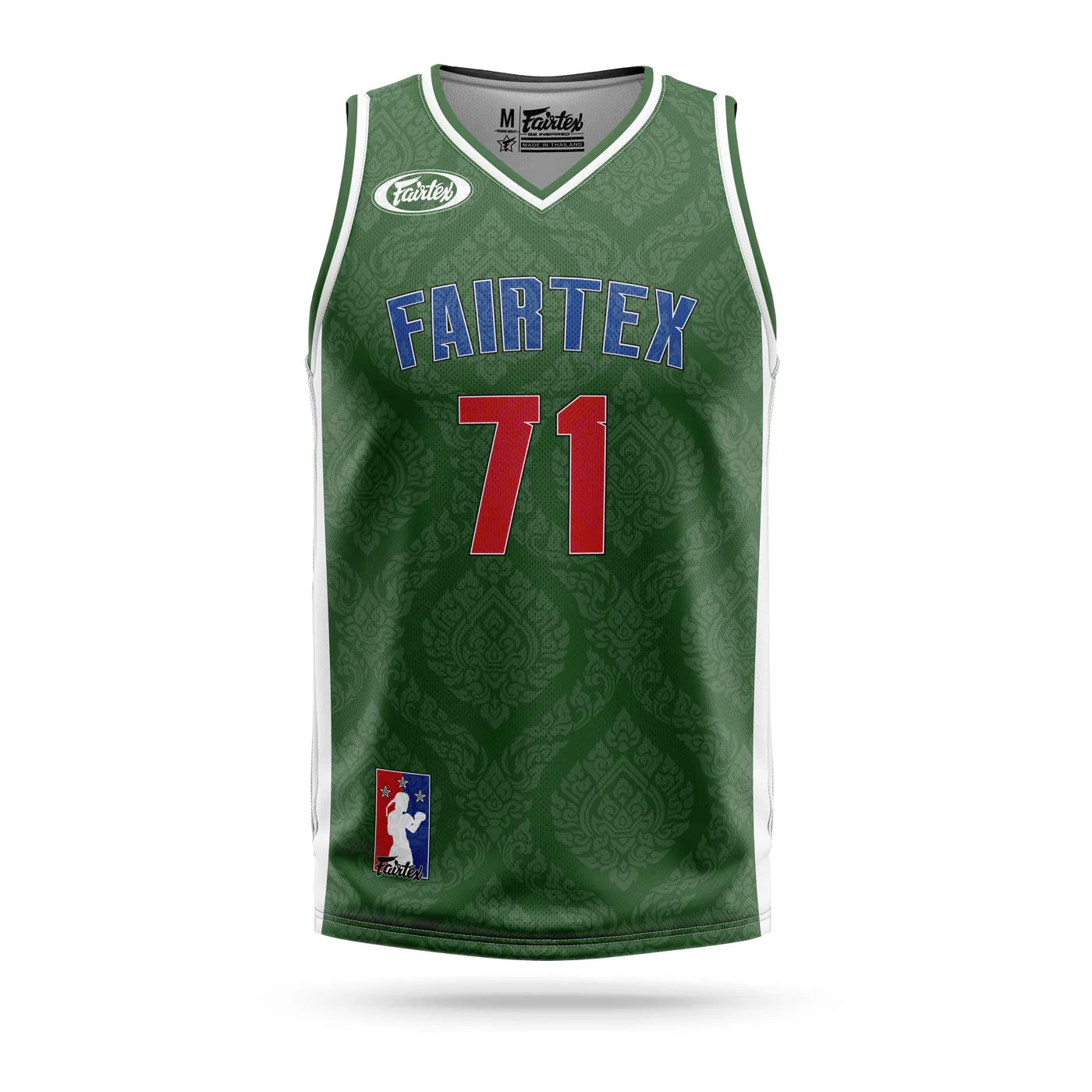 Camiseta sin mangas Fairtex Jersey NBA JS19 Verde
