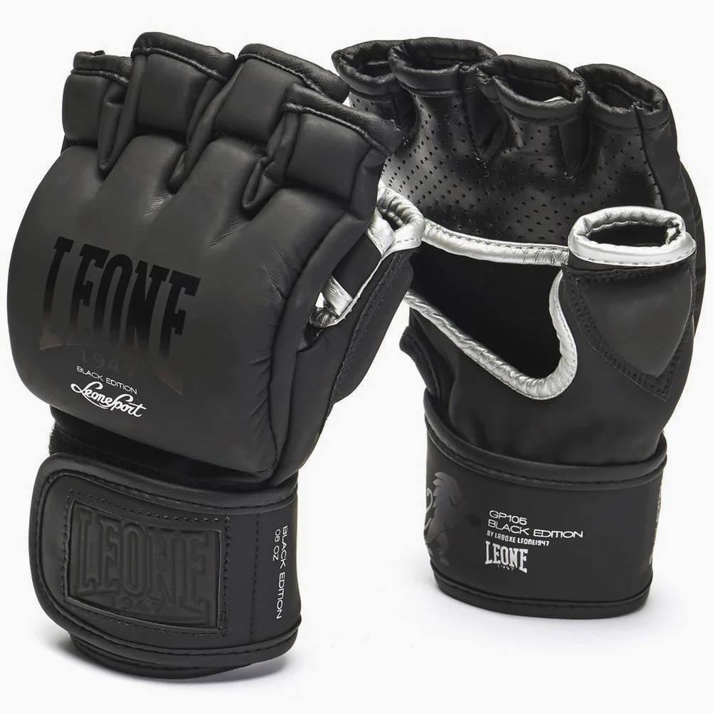 Guantes MMA Leone Edición Negra GP105 4 oz