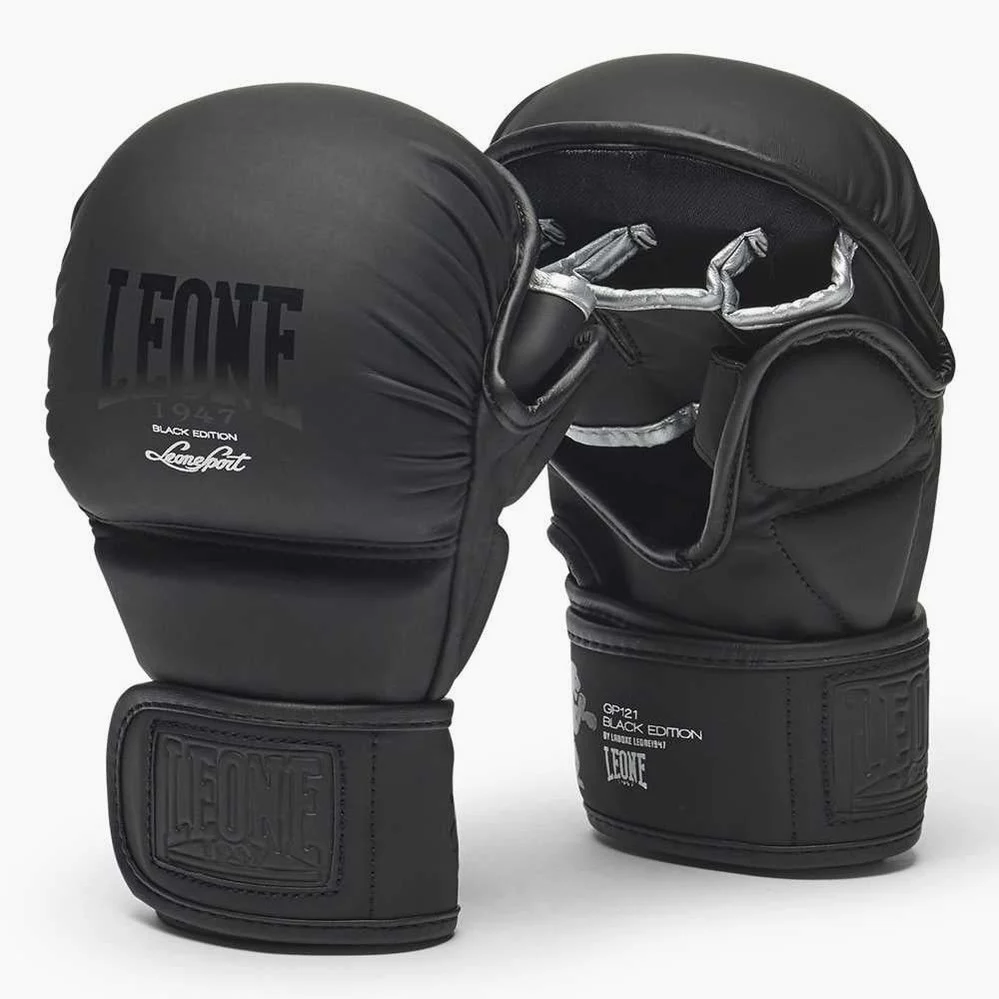 Guantes MMA Leone Black Edition GP121 7 oz