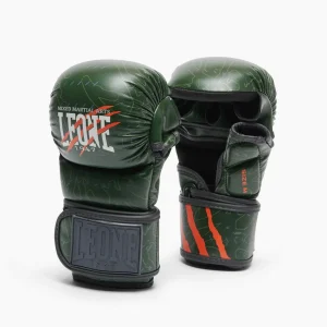 Guantes MMA Leone Primal Instinct Entrenamiento GP116 con pulgar Verde