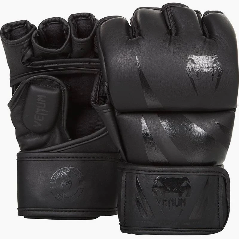 Guantes MMA 4 OZ Venum Challenger Negro Black