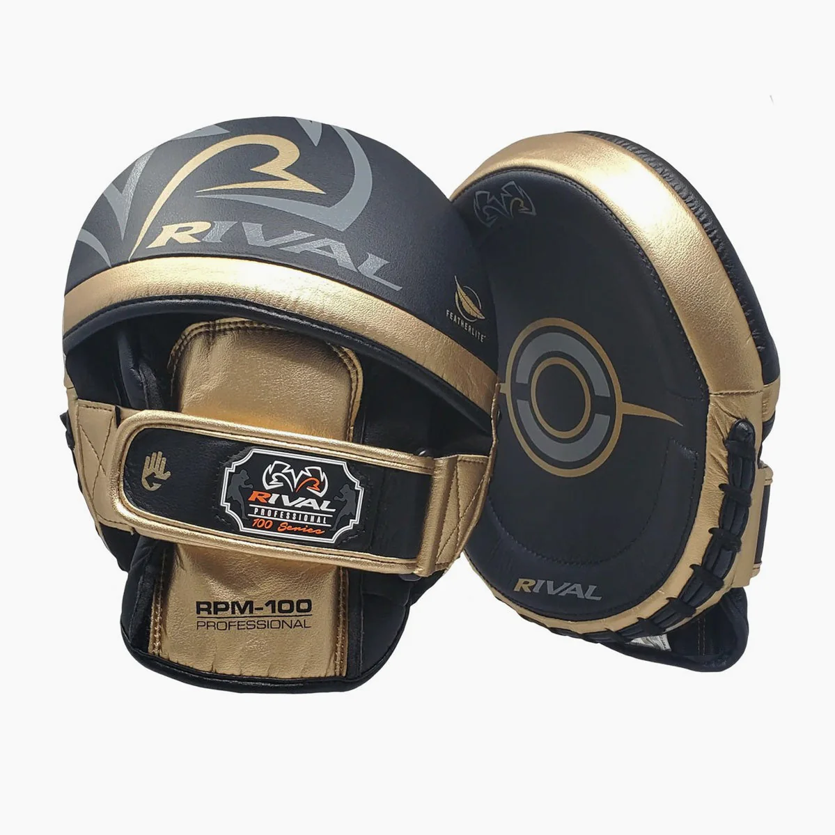 Manoplas de boxeo Rival Professional RPM100 Negro-Oro