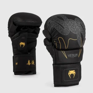 Guantes MMA 7 Oz Venum Serpenti Sparring negro