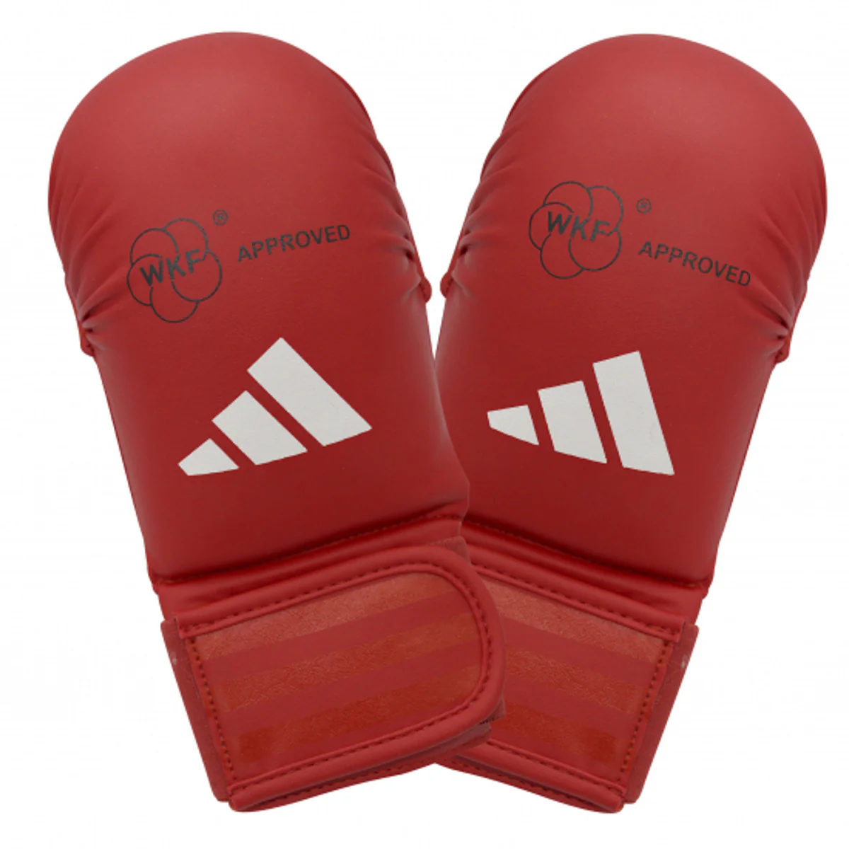 Guantes de Karate-Kumite Adidas Rojo y Azul Homologados WKF sin pulgar