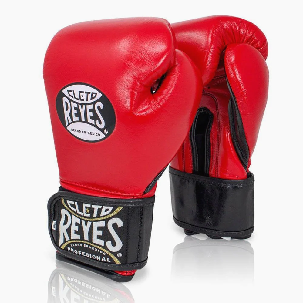 Guantes de boxeo Cleto Reyes Relleno extra CE8 Rojo-negro
