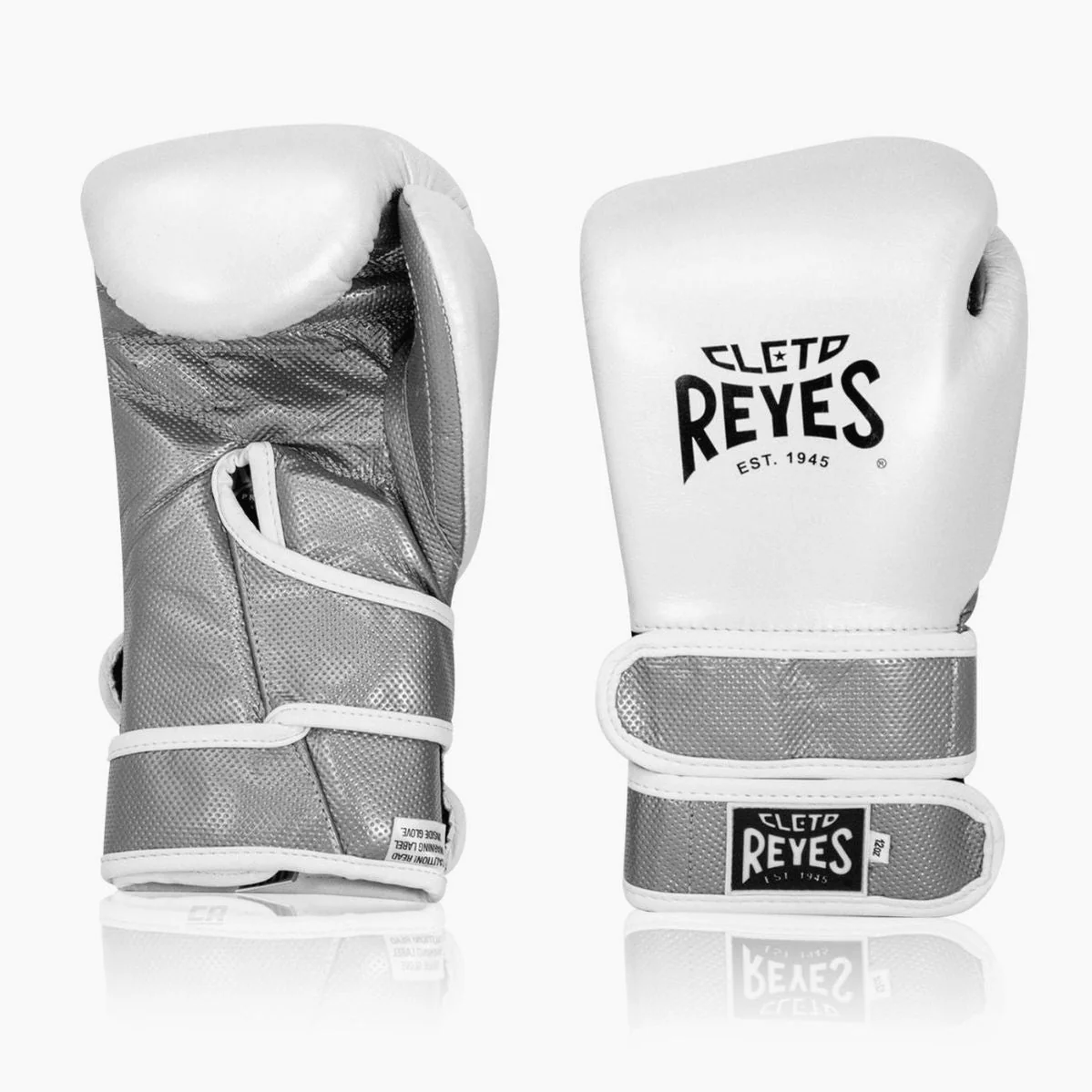 Guantes de boxeo Cleto Reyes Hero Double Loop CE5 Perla - Imagen 3