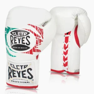 Guantes de boxeo Cleto Reyes Profesional CB2 Mexican Tricolor con cordones