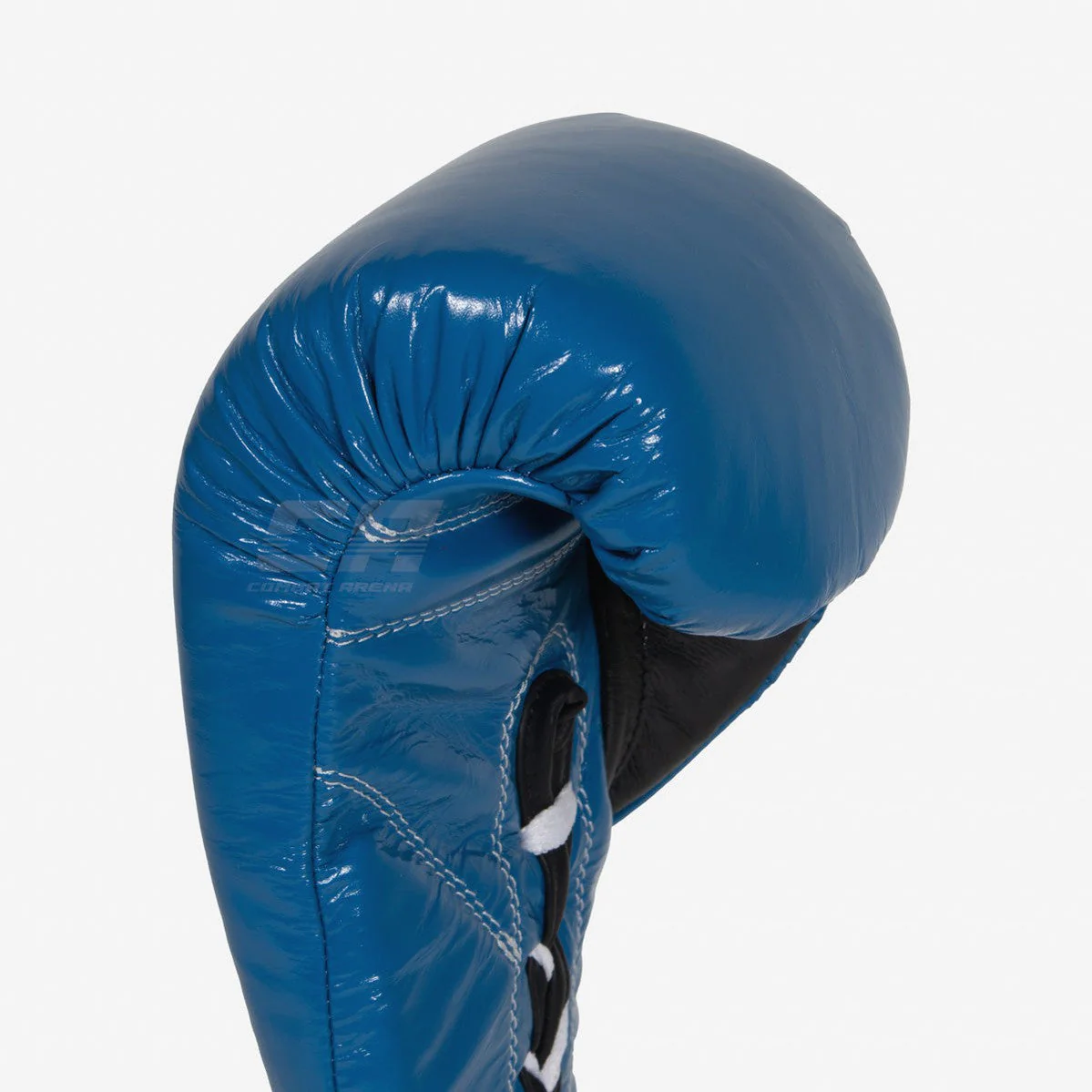 Guantes de boxeo Cleto Reyes Safetec CB4 Azul-negro con cordones - Imagen 7