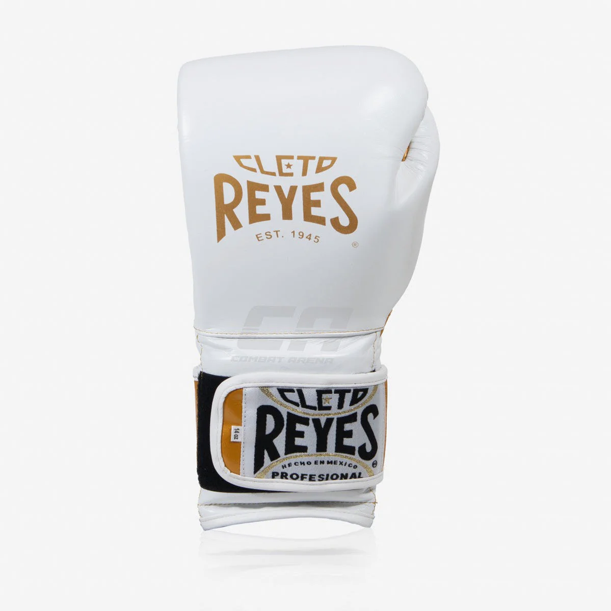 Guantes de boxeo Cleto Reyes Sparring CE6 Blanco-oro Edición Especial - Imagen 3