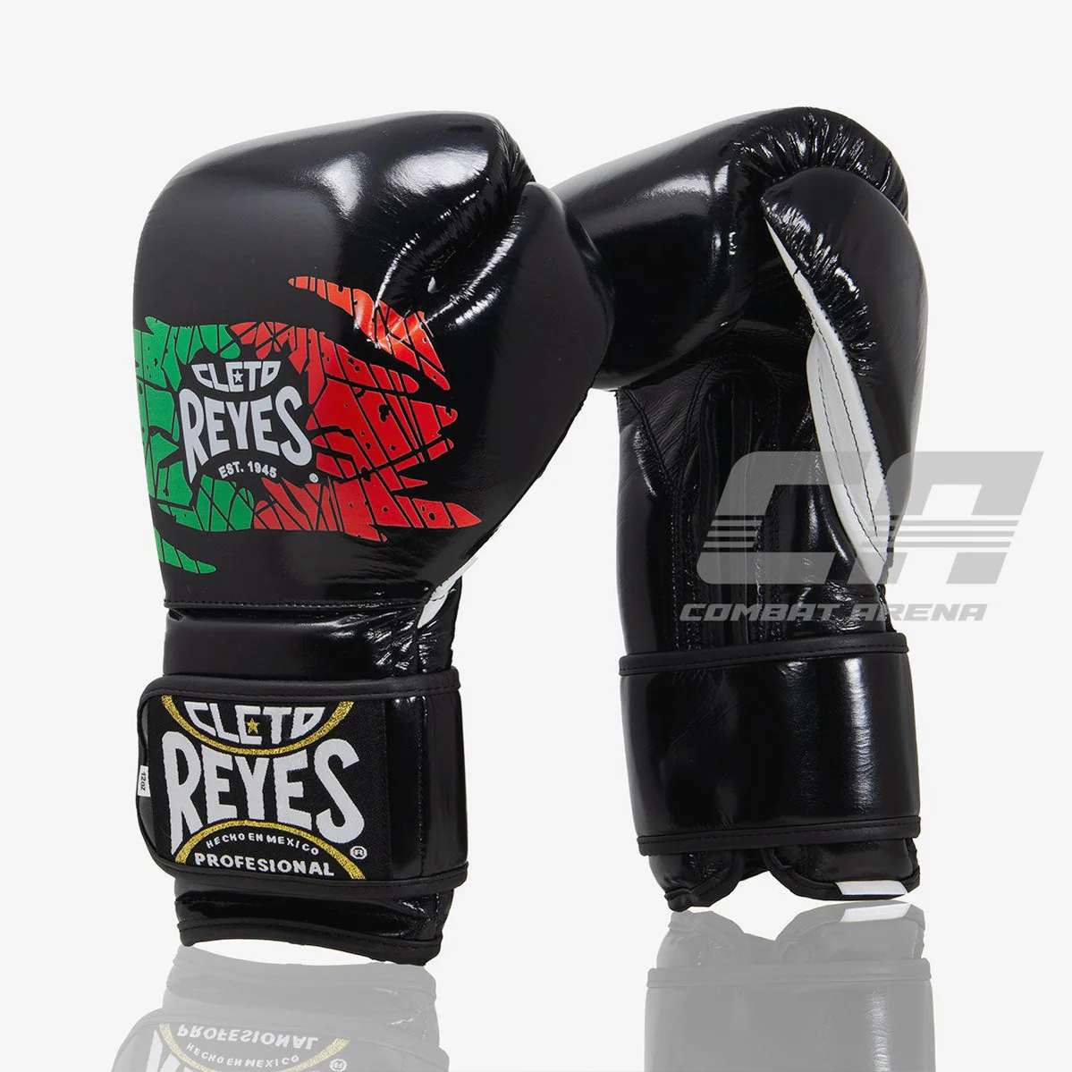 Guantes de boxeo Cleto Reyes Sparring CE6 Negro Mexican