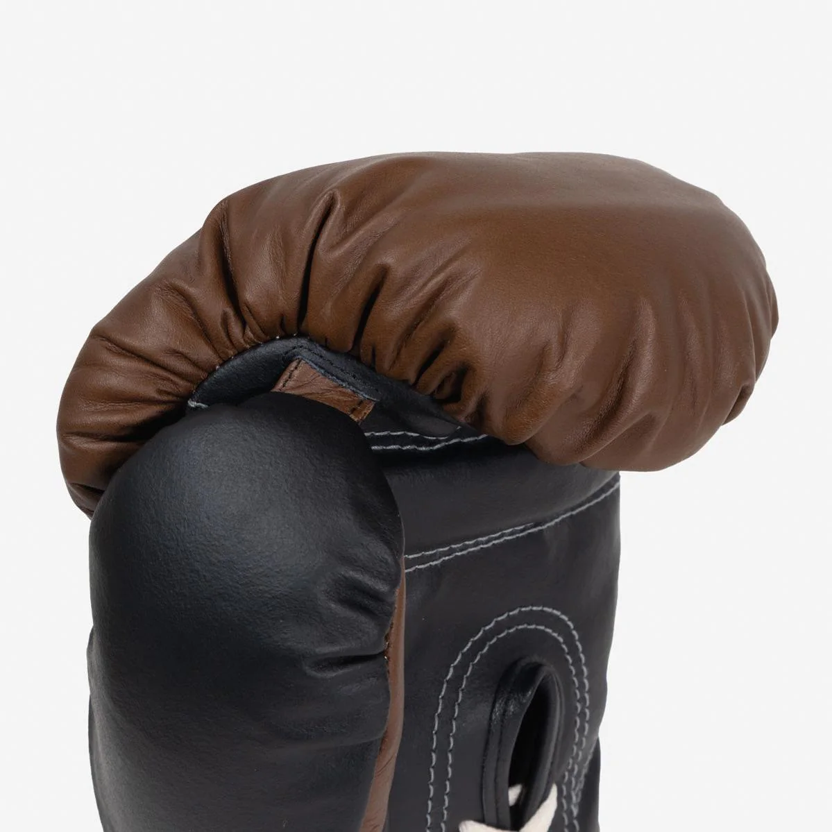 Guantes de boxeo Di Nardo con Cordones 12 Oz Marrón-negro - Imagen 8