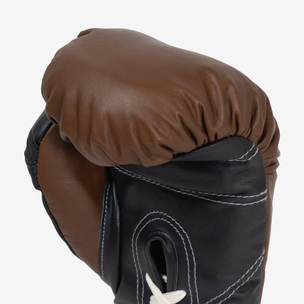 Guantes de boxeo Di Nardo con Cordones 12 Oz Marrón-negro - Imagen 9