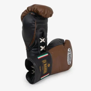 Guantes de boxeo Di Nardo con Cordones 12 Oz Marrón-negro