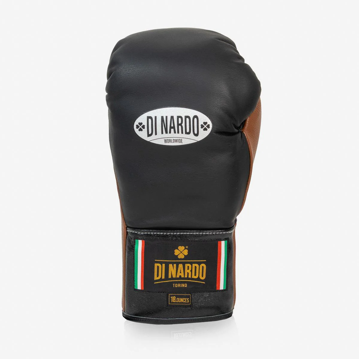 Guantes de boxeo Di Nardo con Cordones 18 Oz Negro-marrón - Imagen 5