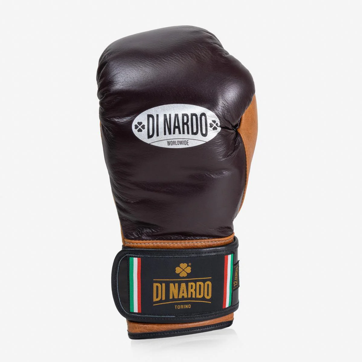 Guantes de boxeo Di Nardo con Velcro 12 Oz Borgoña-coñac-vintage - Imagen 5