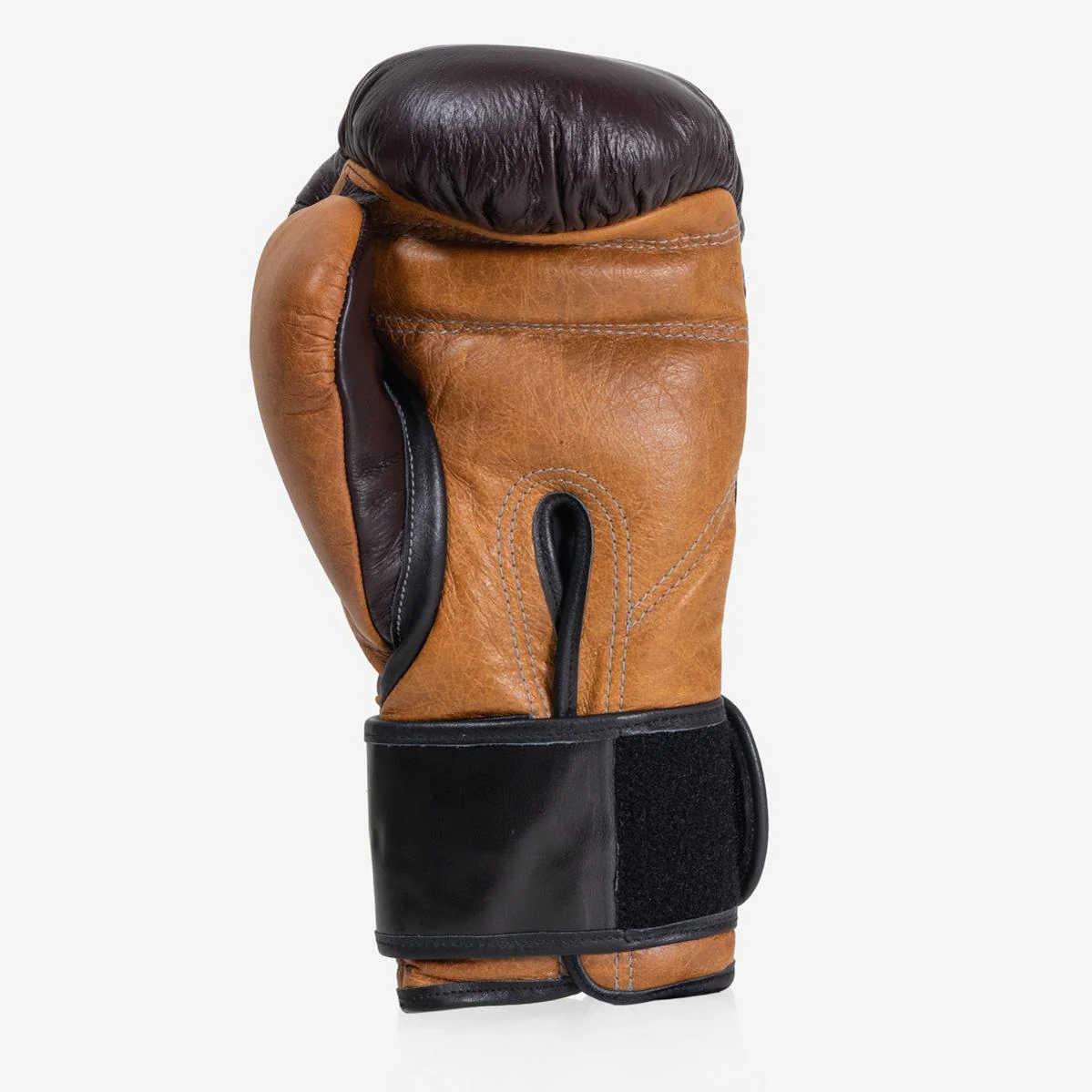 Guantes de boxeo Di Nardo con Velcro 12 Oz Borgoña-coñac-vintage - Imagen 6