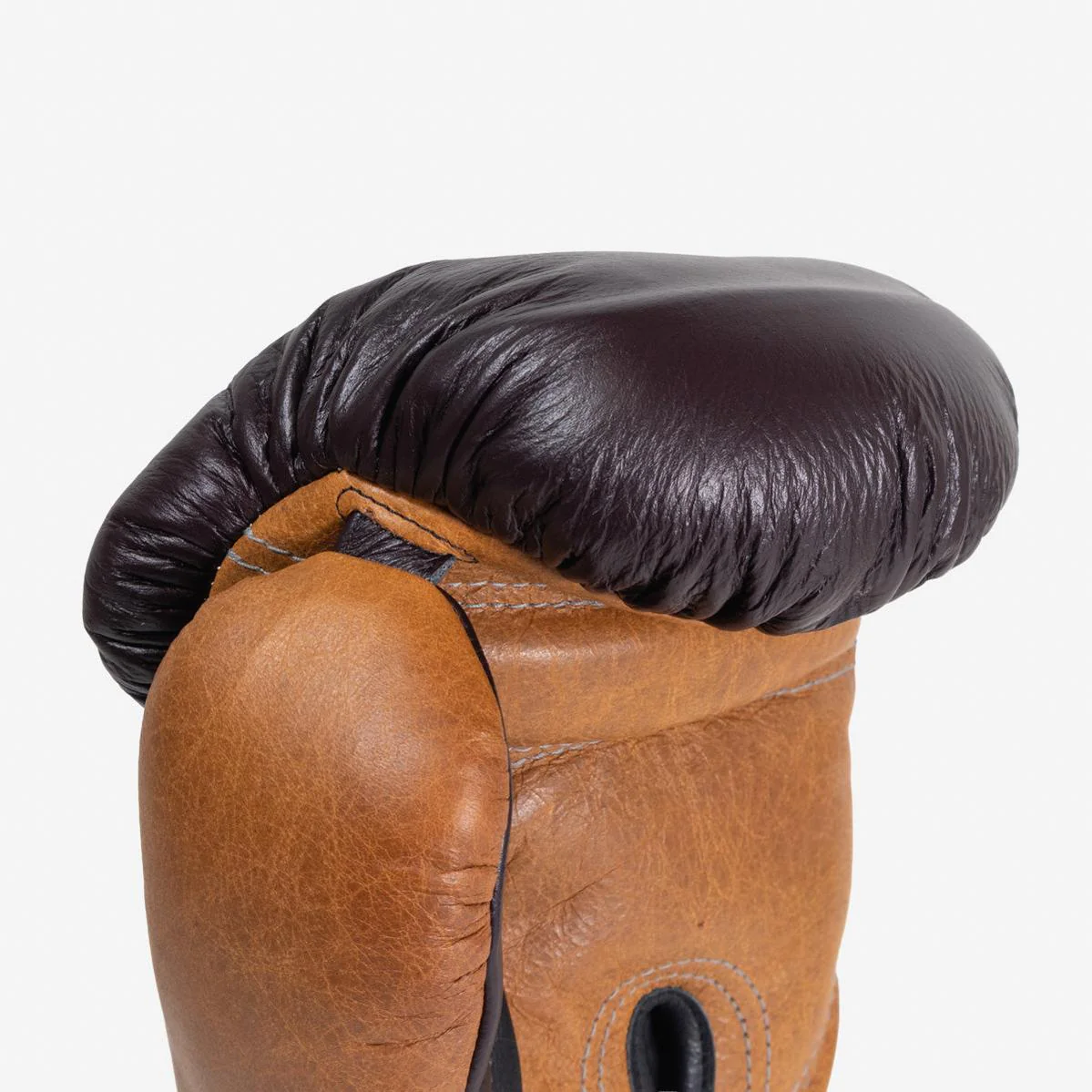 Guantes de boxeo Di Nardo con Velcro 12 Oz Borgoña-coñac-vintage - Imagen 8
