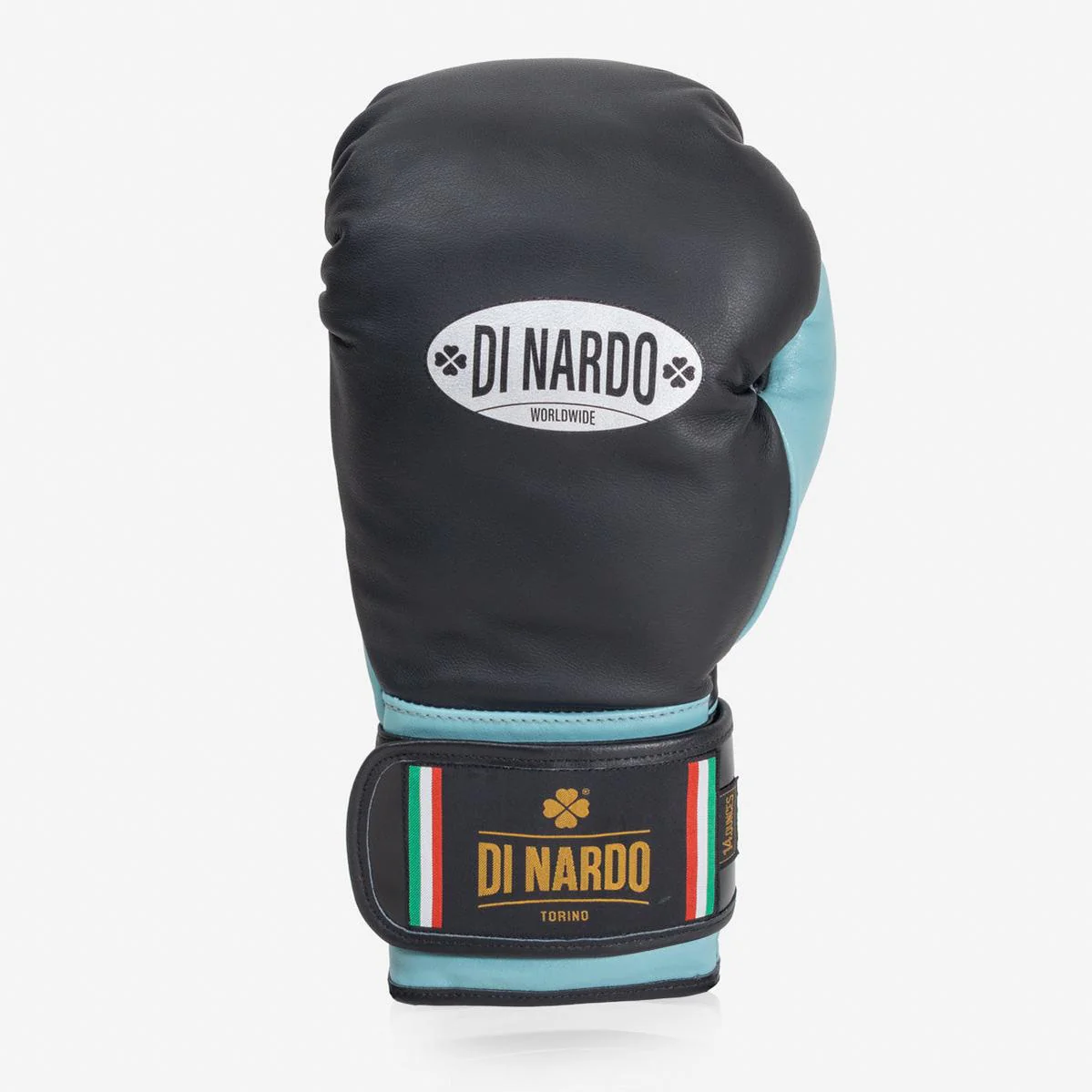 Guantes de boxeo Di Nardo con Velcro 14 Oz Negro-agua - Imagen 5