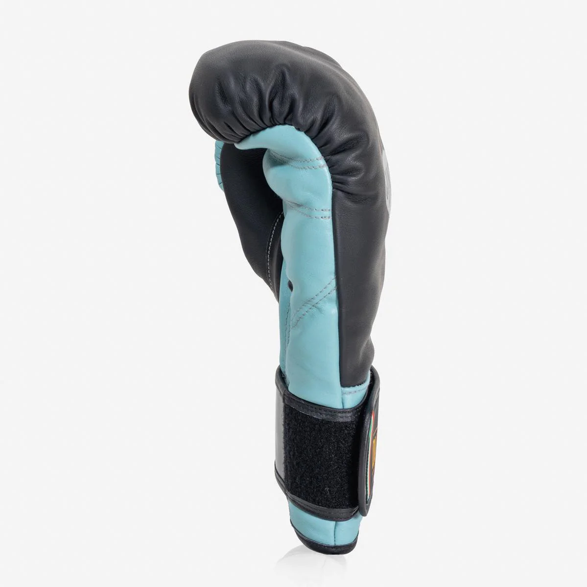 Guantes de boxeo Di Nardo con Velcro 14 Oz Negro-agua - Imagen 7