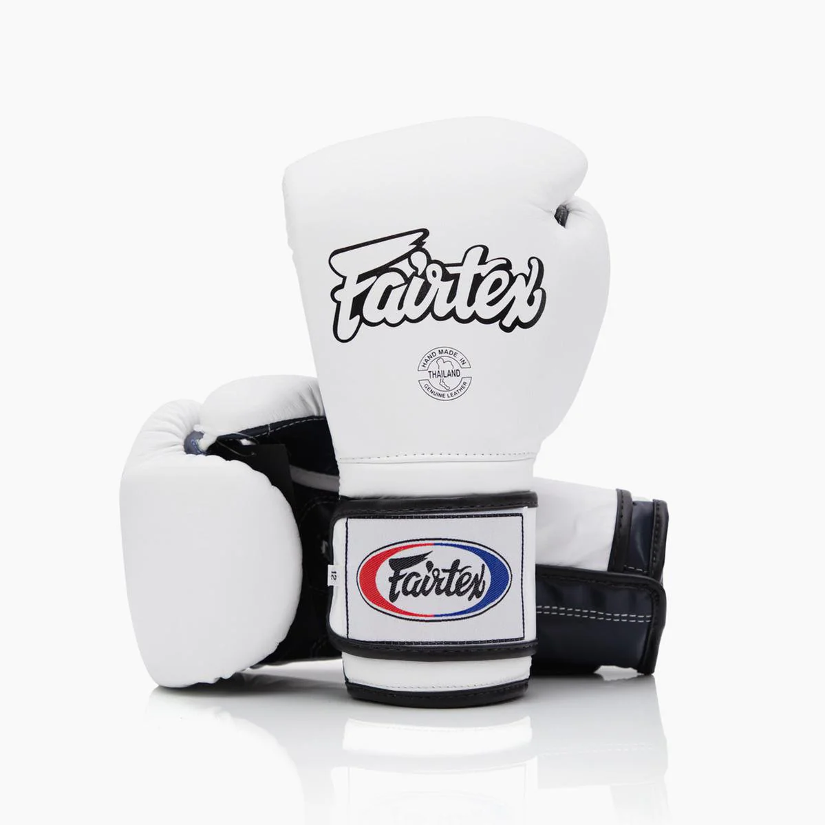 Guantes de boxeo Fairtex Mexican Estilo BGV9 Blanco-Azul