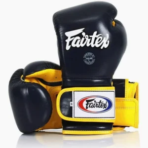 Guantes de boxeo Fairtex Mexican Estilo BGV9 Azul-amarillo