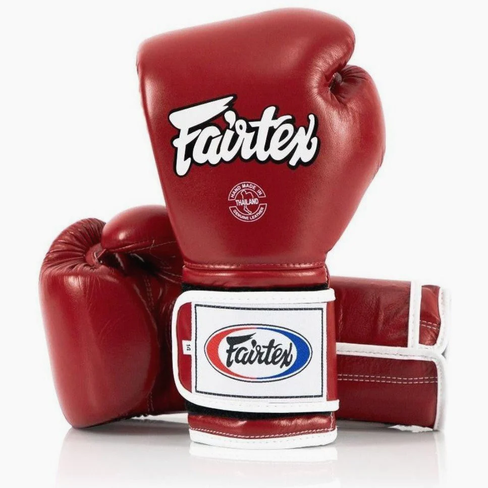 Guantes de boxeo Fairtex Mexican Estilo BGV9 Rojo-blanco