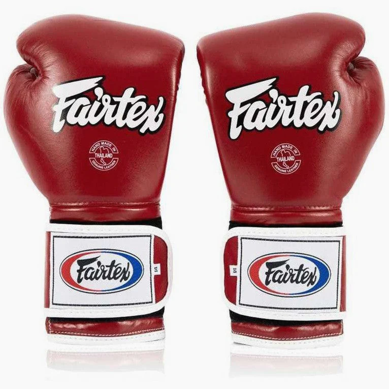 Guantes de boxeo Fairtex Mexican Estilo BGV9 Rojo-blanco - Imagen 3